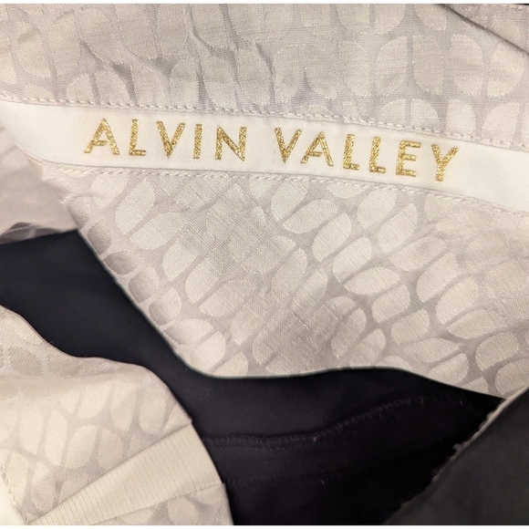 Alvin Valley Black Side Zip Rayon Blend Dress Psnts Size 6 - Picture 6 of 8